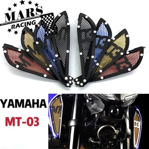 Motorcycle Fuel Tank Air Intake Mesh Inlet Decorative Decorative Guard Cover For YAMAHA MT03 2020 MT-03 20' MT 03 2020