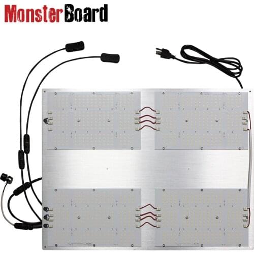 Geeklight v4 plus 550 v2 v4 plus samsung lm301h uv ir switches mix cree 660n grow light kit