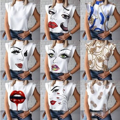 OMILKA Short Sleeve Blouses