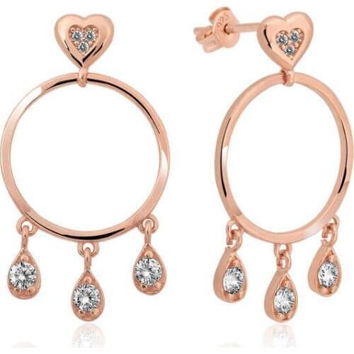 Original 925 Sterling Silver Double-sided Rocky Earring , Quality products , Flashy Designs, kinds of Hundreds of earrings