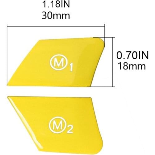 P82B 1Set Auto Steering Wheel M1 M2 Mode Switch Button for B-MW 1/2/3/4/5/6 Series X5 X6 F15 F16 M Sport 2012-2019 Cars