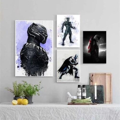 Marvel Avengers DIY 5D Diamond Painting Mosaic Cross Stitch Kits Diamond Embroidery Full Drill for Living Home Decor