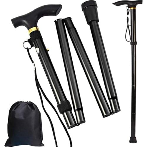 Folding Cane, Trekking Poles for Men, Women .Collapsible Walking Stick, Walking Cane Telescopic baton For Elderly people