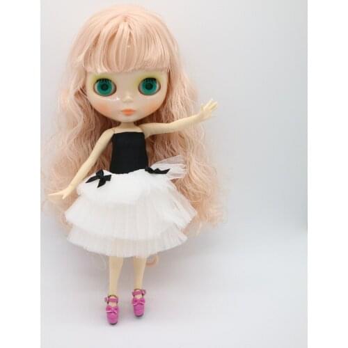 Joint body Nude Blyth Doll Factory doll Fashion doll Suitable For DIY 20171229 pink hair