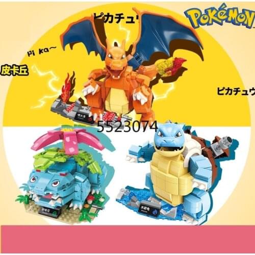 Takara Tomy Pokemone figures action Anime Pikachu Charizard Blastoise Mewtwo Action Figure Model Toys For Children Gift