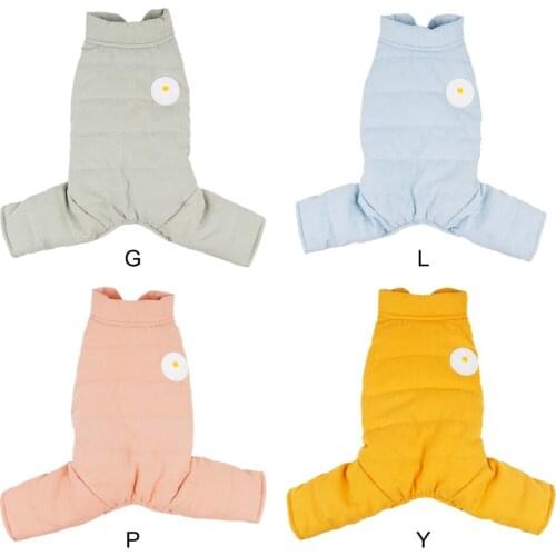 Dog Hoodie Yellow Thickness Warm Clothes Comfortable for Small Medium Large Breed Pet in Winter Dog Jacket Puppy Coats