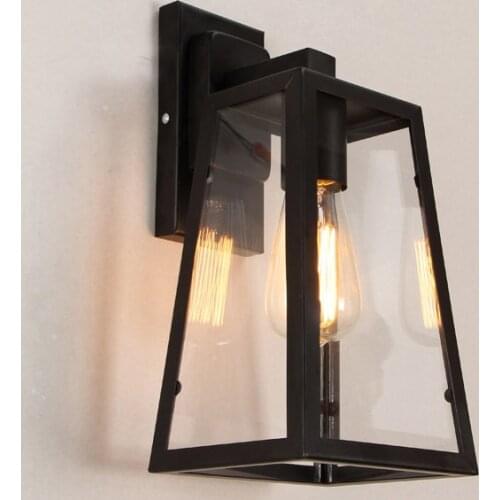 Retro loft lamps indursty lights restaurant stair aisle bedroom living room porch warehouse pub cafe wall lamp bra wall sconce