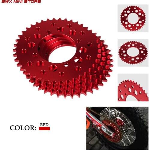 CNC Aluminum alloy 41T 43T Rear Chain Sprockets For Ktm KAYO CRF50 CRF70 TTR110 KLX100 KTM 125 140 150 160 190cc Dirt Pit Bike