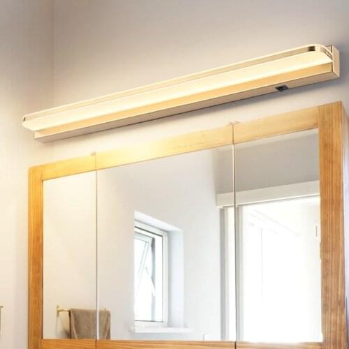 42cm 52cm Modern LED Bathroom Makeup Mirror Light Waterproof Wall Lamp Vanity Fixture for Home Toilet Bedroom Mirror Front Lamp