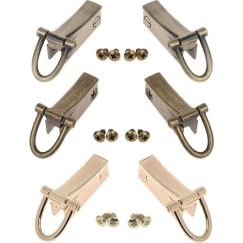 2 Side Metal Clip Hardware Clasp Accessory for DIY Purse Making Handbag Shoulder Crossbody Bags