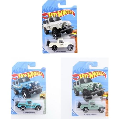 2019-84 Original Hot Wheels Mini Alloy Coupe 67 JEEPSTER COMMANDO 1/64 Metal Diecast Model Car Kids Toys Gift