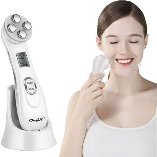 Electroporation Mesotherapy LED Photon Light Therapy RF EMS Skin Beauty Rejuvenation Face Lifting Tighten Massage Beauty Machine
