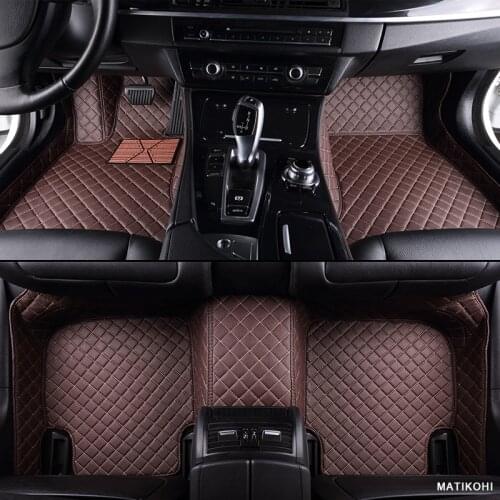 MATIKOHI Custom Car floor Mat for SsangYong Korando Actyon Rexton Chairman Kyron Wearproof Carpets car foot mats