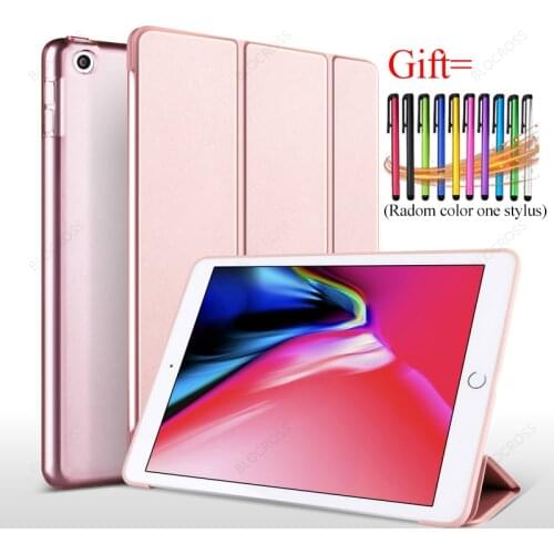 For iPad 6th 5th Generation Case for Apple iPad 9.7 2017 2018 A1822 A1823 Slim PU Smart Cover for iPad 5 6 Case Flip Stand Capa