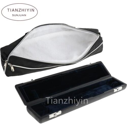 Professional portable bag for western concert 16 17 holes flute gig box cotton padded waterproof durable case cover backpack1set