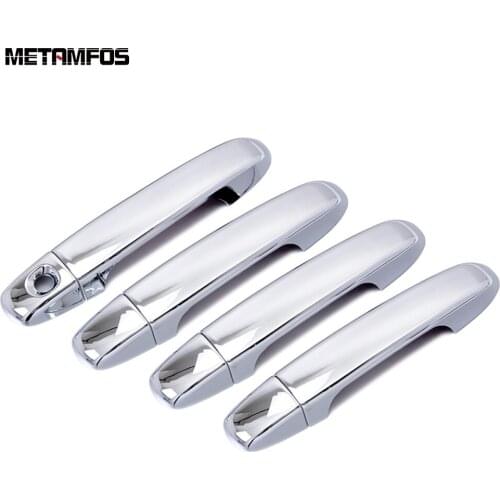 For Toyota Camry 2012 2013 2014 Chrome Door Handle Catch Cover Molding Trim Protection Cap Exterior Accessories Car Styling