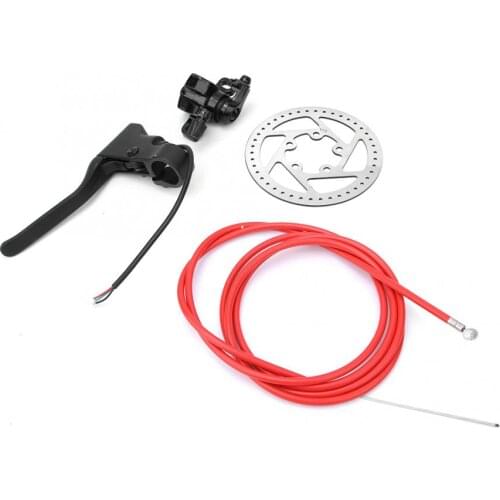 Rear Wheel Brake Disc Brake Lever Handle Line Screws Kit Electric Scooter Disc Brake Set for Xiaomi M365 Electric Scooter Parts