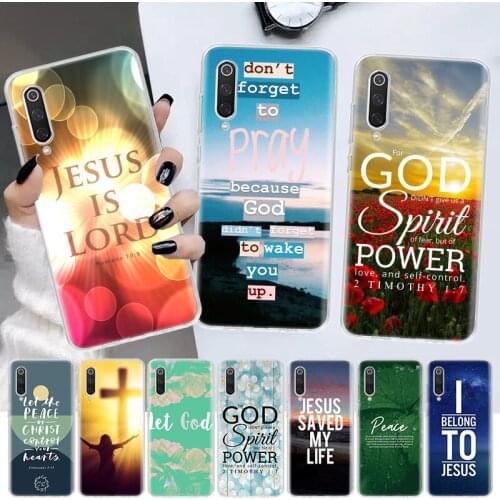 God Jesus Pray Soft Cover Phone Case For Xiaomi Redmi Note 10 9 9S 8 7 8T 9A 8A 7A 6A 5 4X S2 K20 Pro Customized Coque