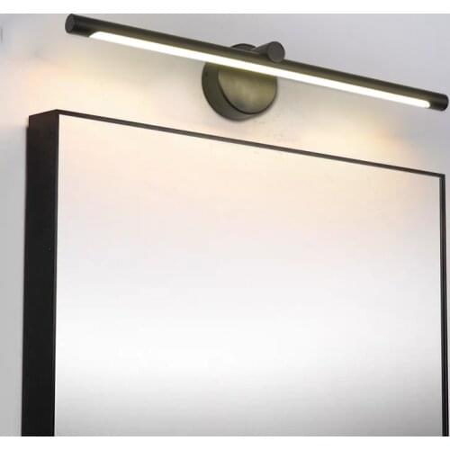 FKL Nordic Mirror Headlight Modern Gold bathroom Mirror Cabinet Light Special Bathroom Cabinet LED Wash Makeup Light