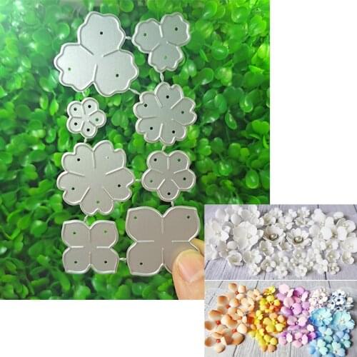 Suitable for Christmas metal cutting die and DIY scrapbook album 3D creative greeting card making flower template 2021 NEW