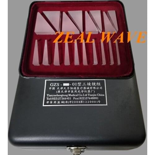 Row-Shaped Prism Group Ophthalmology Microscope Fundus Mirror Ophthalmoscope Block Shape Right-Angle Prism