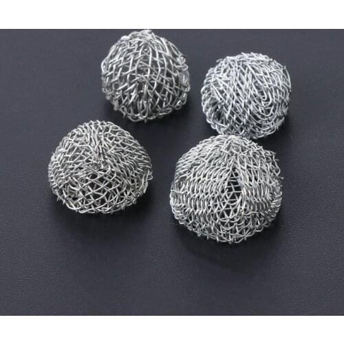 19mm Stainless Steel Combustion-Supporting Network Screen Dome Mesh Fire Pipe Special Tool Smoking Accessories10pcs/Lot