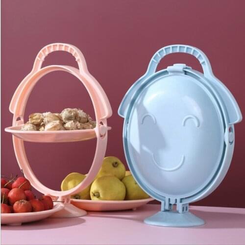 Collapsible Snacks Fruit Dish Tray Party Supplies Dessert & Bread Plates Tableware