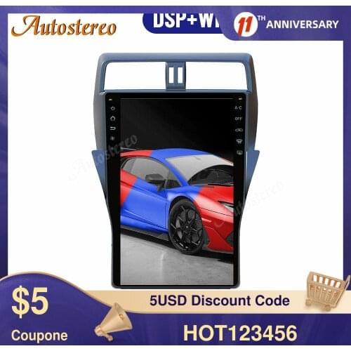 Tesla Style Android 9 PX6 Car GPS Navigation For TOYOTA Land Cruiser Prado 150 2018 19 Stereo HeadUnit Multimedia Player Carplay
