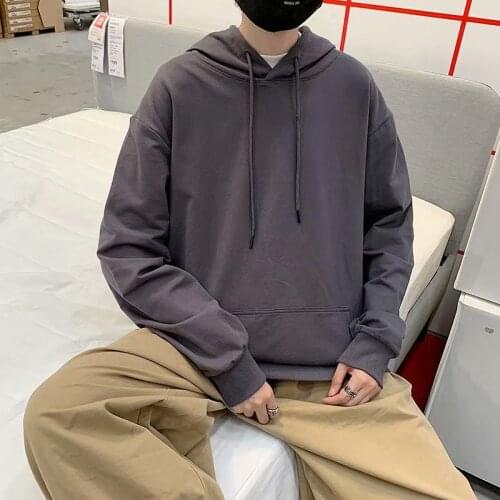 V-hanver 2021 New Hoodie Pullover Unisex Streetwear Fashion Hip Hop Spring Autumn Harajuku Man Oversized Outwear Jumper