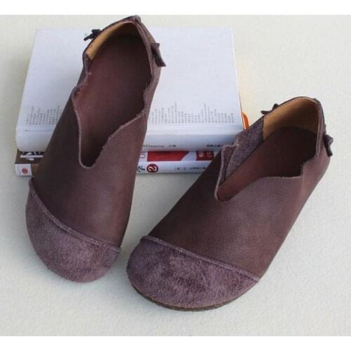 Womens Shoes Flat Slip on Loafers 100% Genuine Leather Ballerina Woman Shoes Summer Footwear (FY831)