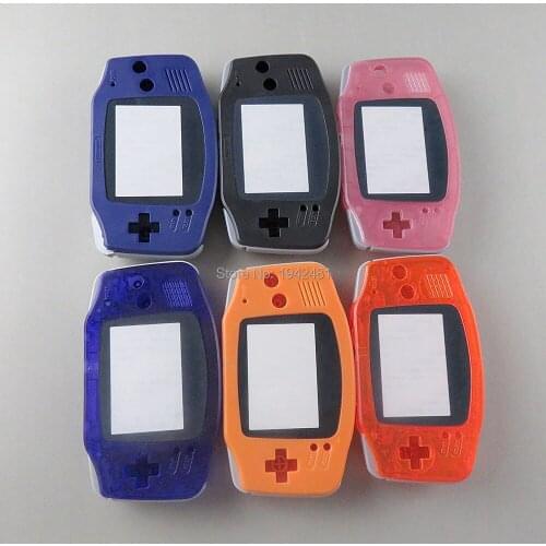 10sets Full housing shell cover case for GBA conductive rubber pad adhesive and screwdriver replacement