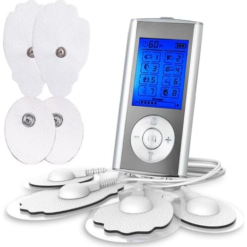 4 Pads Digital Electric Massager Tens EMS Acupuncture Body Massage Therapy Machine For Back Neck Foot Health Herald Machine