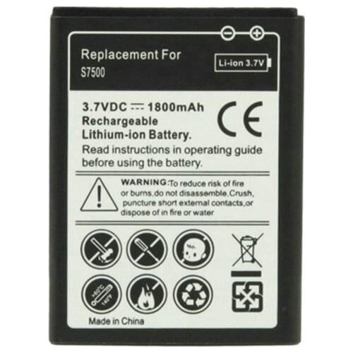 1800mAh EB464358VU Replacement Battery For Samsung Galaxy Y Duos S6102 Mini 2 S6500 S6802 Galaxy Ace Plus S7500 S7508 duo S6792L