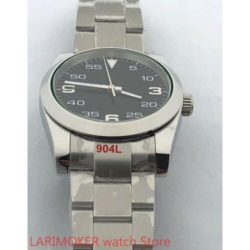 BLIGER 904L Stainless Steel Strap Bracelet Sapphire Glass Triangle Dial Automatic Winding Waterproof 100M cases Mens Watch