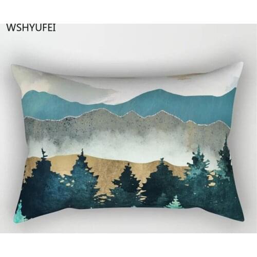 Tide brand simple ethnic pillow double-layer sofa car waist cushion living room sofa pillow custom home student nap supplies