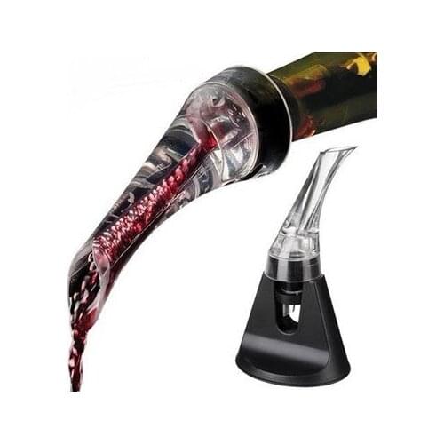 Quick Wine Aerating Pourer, Mini Magic Red Wine Bottle Decanter Aerator Magic Decanter Red Wine Aerator