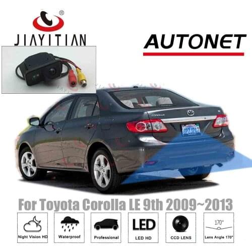 JIAYITIAN car rear view camera For Toyota Corolla LE 9th sedan 2009 2010 2011 2012 2013 IP69 ccd Reverse Backup Parking Camera