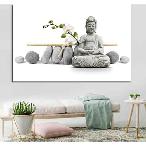 Buddha Wellness Oil Canvas Painting for Home Decoration Wall Art Canvas Printings Spray Painting Waterproof Ink