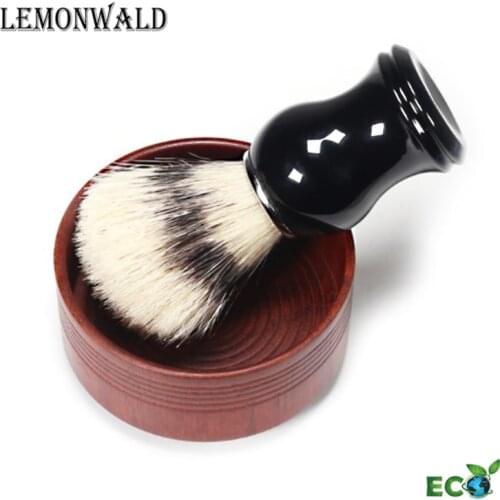 LEMONWALD Shaving Brush Soft Shaving Brush For Hairdressing For Beauty For Barbers For Hairdressers Nylon Wool Blue Handle