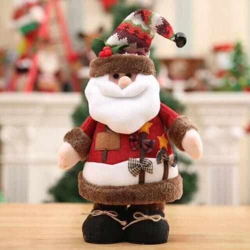 Cute Christmas Gift Santa Claus Snowman Ornament Festival Party Xmas Tree Decor Doll