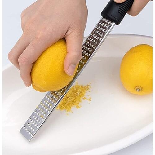New Multifunction Stainless Steel Lemon Zester Fruit Peeler Cheese Zester Microplane Grater Fruit Vegetable Tools & Kitchen