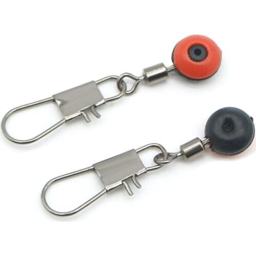 Rest for fishing float swivel connector 8 word loop for hanging drift fishing pin accessories ten pieces