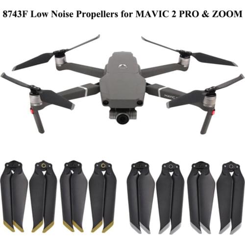 For DJI Mavic 2 Pro Zoom Propeller 8743 Low-Noise Props Quick-Release Folding Blade Noise Reduction Prop Accessory Drone Parts