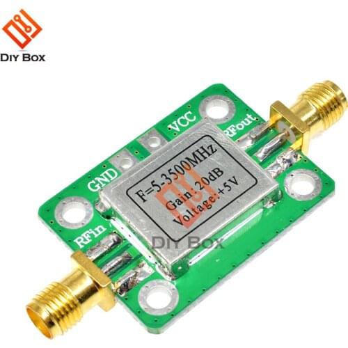 LNA 5-3500MHz RF Signal Amplifier Broadband 20dB High Gain Wideband Low-noise Amplifier Module with Shielding