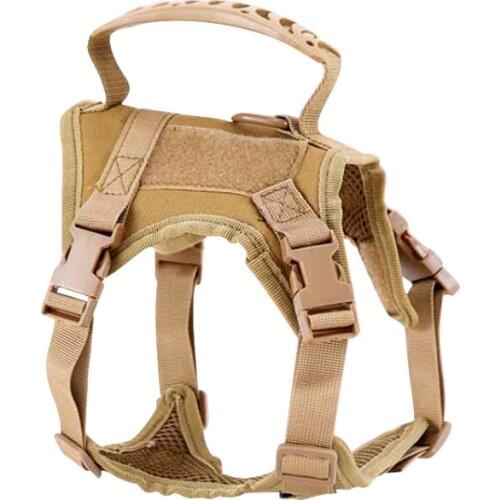 Tactical Dog Vest Breathable Military Dog Clothes Adjustable Training Hunting Molle Dog Vest Harness Outdoor Pet Accessories