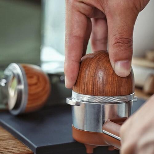 MHW-3BOMBER Tamper 51mm Special For Delonghi Distributor Barista Tools Coffee Machine Accessories Egg-Shaped Stainless Steel