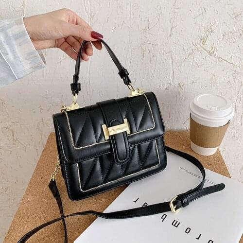 High quality bags for women 2021 PU leather rhombic Plaid solid womens Shoulder Messenger Bag sac a main femme women bag