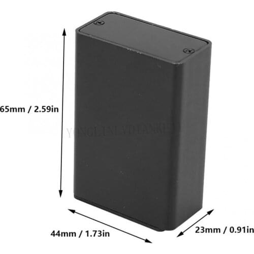 1pcs aluminum box/junction box 44*23-65MM/ Distribution Box Aluminum extusion enclosure/extrusion box/power enclosure
