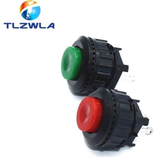 10pcs Ds-500 normally open and press on the unlocked self-reset button switch 14mm ds-501 press on the unlocked switch