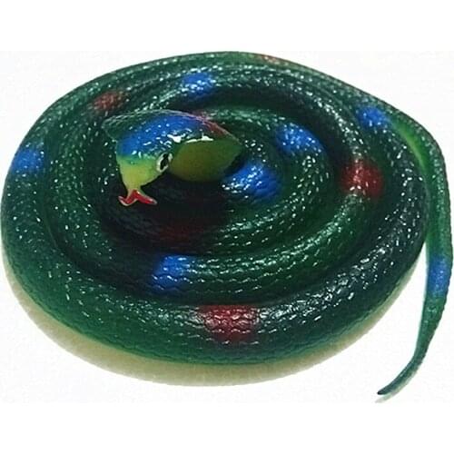 130cm Soft Rubber Snake Garden Props Prank Funny Gadgets Halloween Practical Jokes Toys